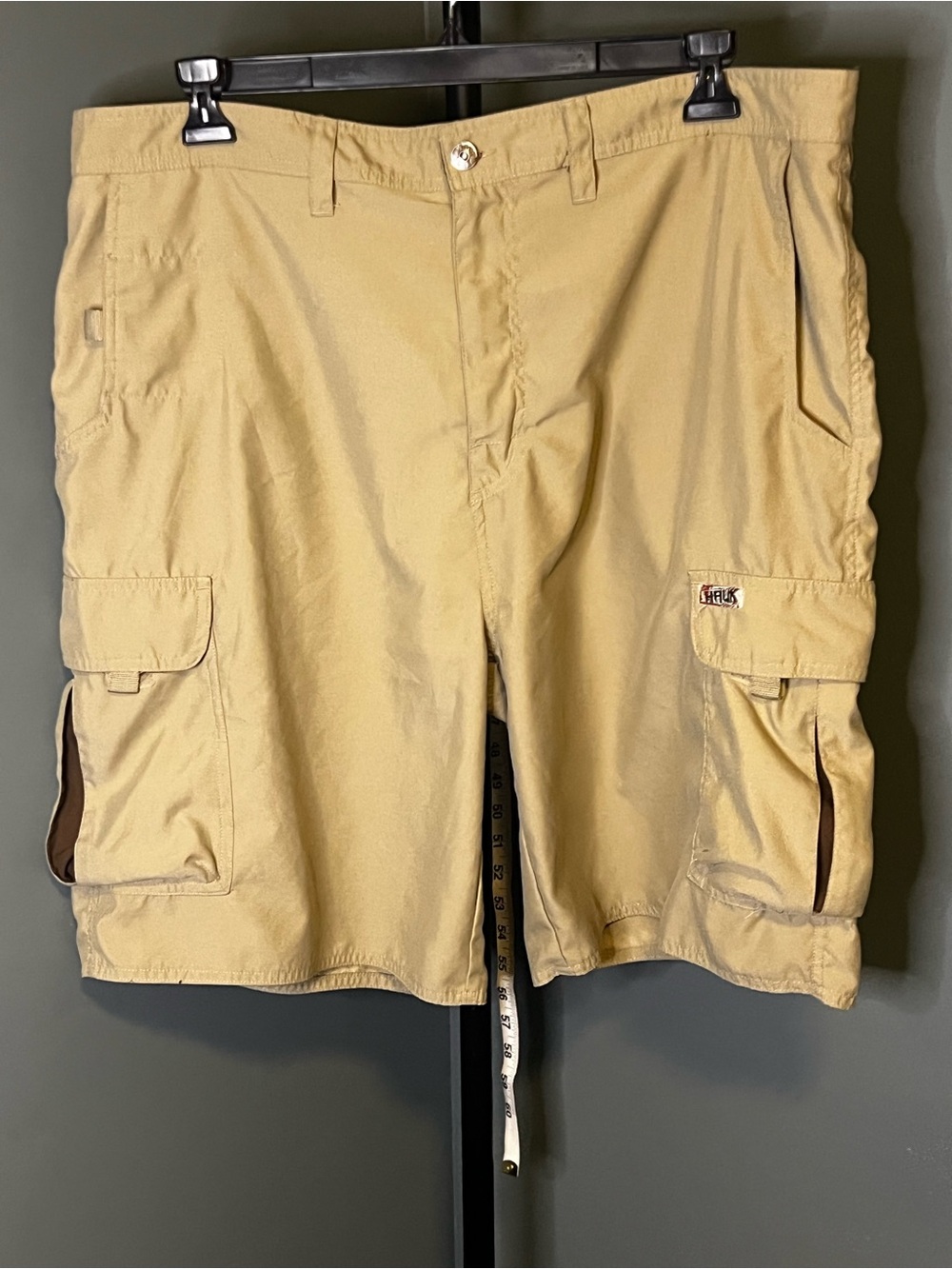 Tony Hawk Men's Cargo Shorts in Khaki Tan